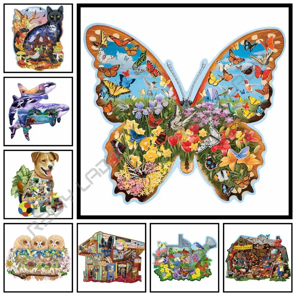 Полноформатная/круглая Алмазная мозаика красочная бабочка 5D алмазная живопись