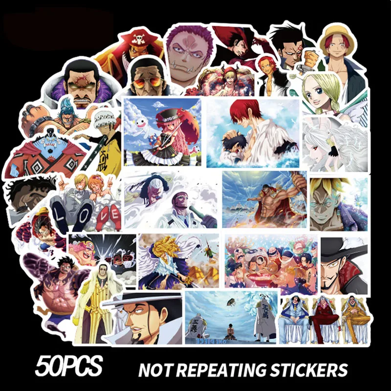 50/100 шт. японские аниме цельные наклейки для ноутбука мотоцикла скейтборда