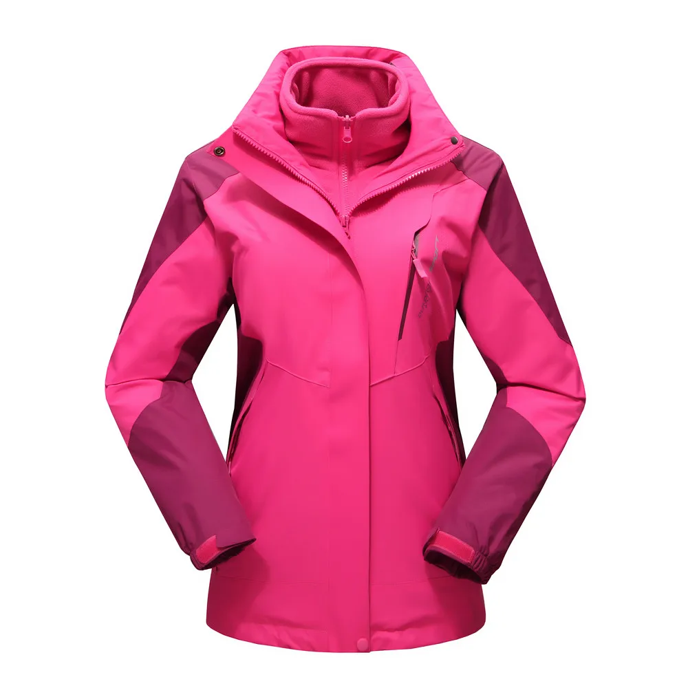 Женская флисовая куртка из двух предметов спортивная для активного отдыха