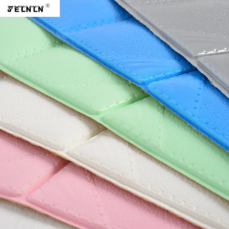 Настенные 3d стикеры с мозаикой Детские самоклеящиеся обои для защиты от