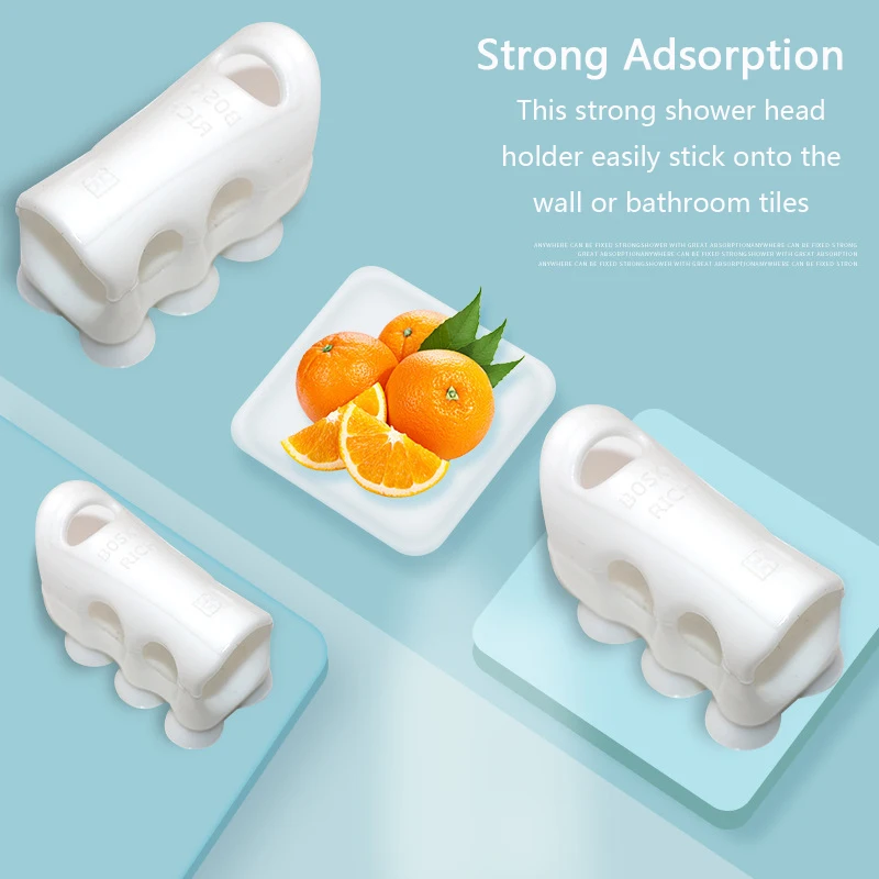 Держатель для душевой головки многоразовая прочная присоска кронштейн душа