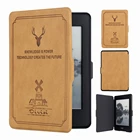 Чехол для электронной книги Amazon Kindle Paperwhite 123, 6 дюймов, чехол из искусственной кожи, жесткая задняя крышка