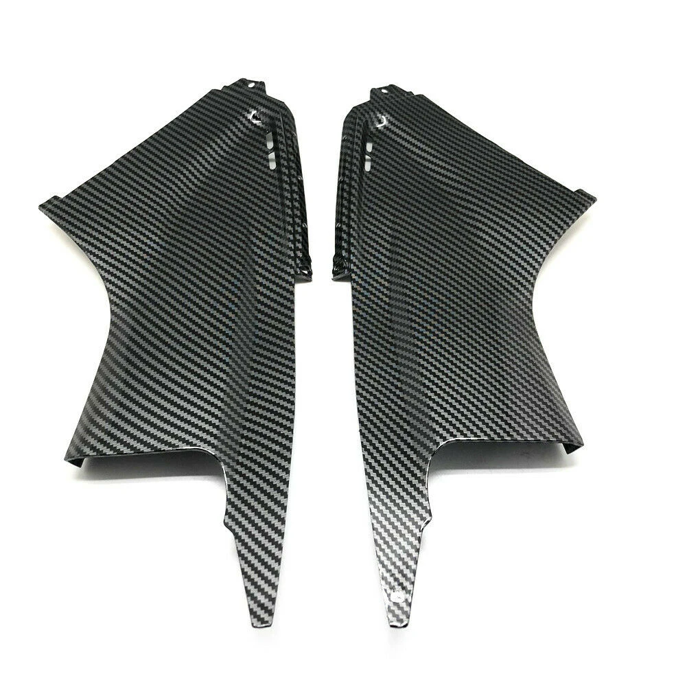 

1 Pair Carbon Fiber Style Side Air Dust Insert Covers Fairings Fit For Yamaha YZF R6 2003 2004 2005