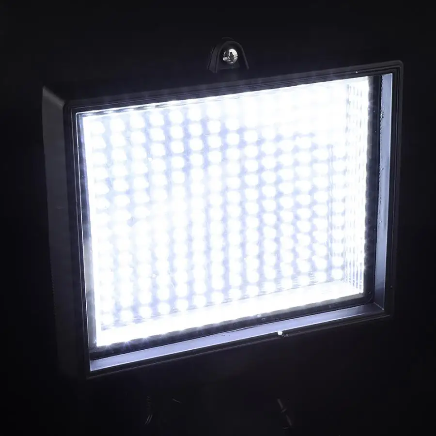 Уличный 196 светодиодный s датчик движения на солнечной энергии настенный