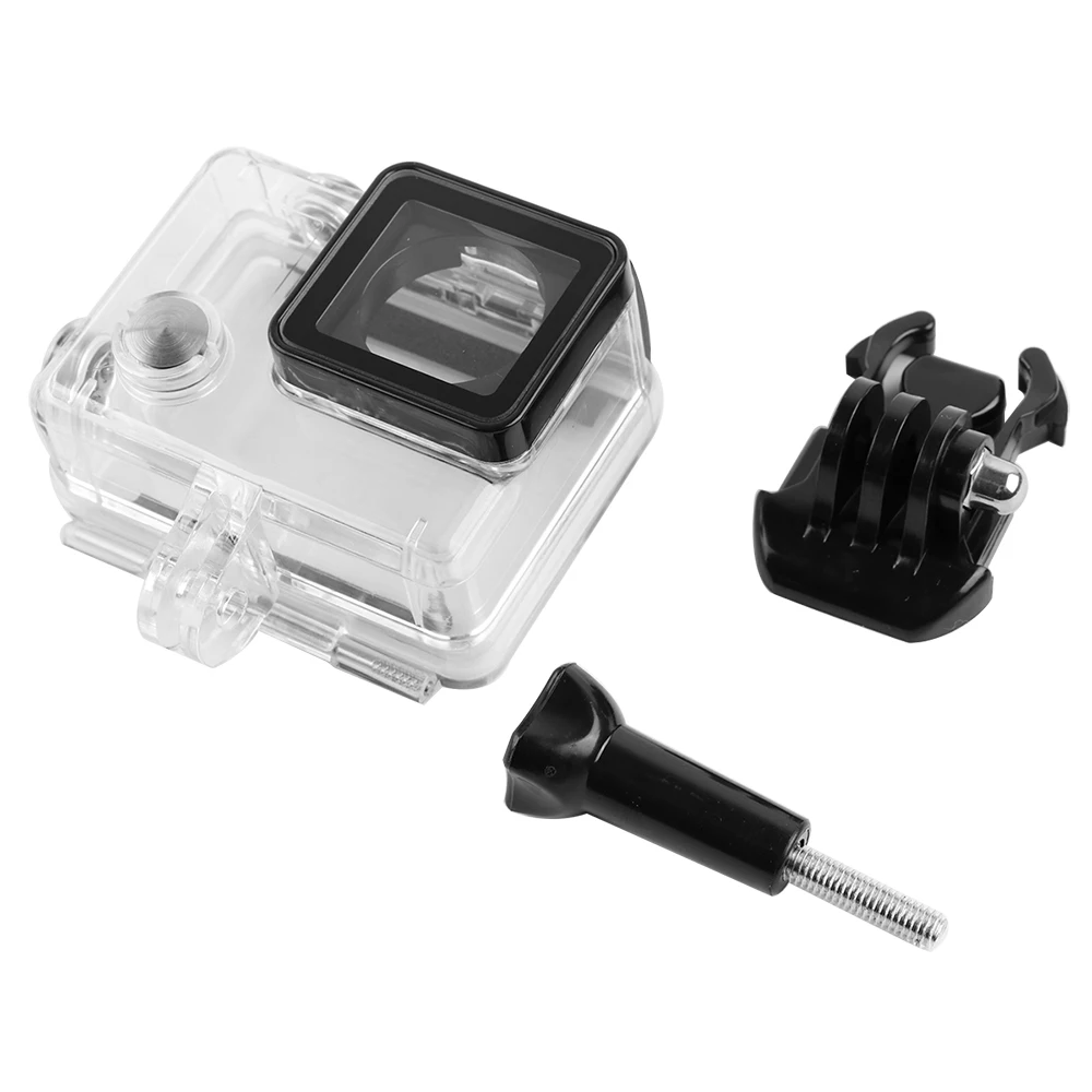 Go Pro аксессуары водонепроницаемый чехол для Gopro Hero 3 + (Plus)/4 защитный подводного