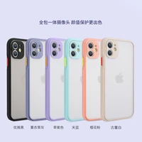 soft silicone matte bumper clear case cover for iphone 12 11 pro max xs max xr x 8 plus 7 plus se 2020 mini tpu phone case cover