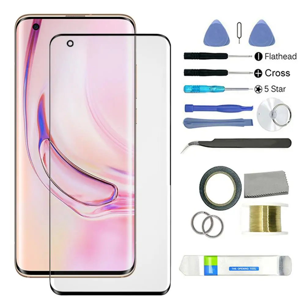 

Replacement Outer Front Glass Lens Screen Repair Tools Kit for Xiaomi 10/10 Pro