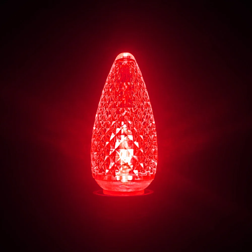 UL 25 шт C9 светодиодный Замена лампы 3 SMD СВЕТОДИОДНЫЙ s в каждом рождественские для