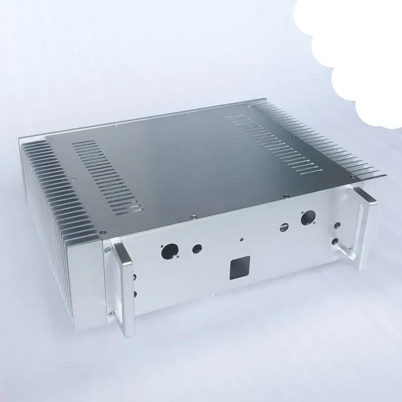 BRZHIFI BZ4312A2 алюминиевый чехол с двойным радиатором для усилителя мощности класса A