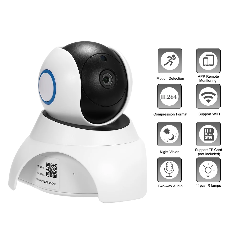 IP-камера облачная 1080P МП 11 ИК-ламп | Безопасность и защита