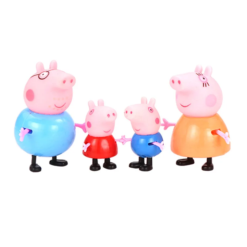 Фигурки героев мультфильма Свинка Пеппа 4 шт./компл. | Игрушки и хобби