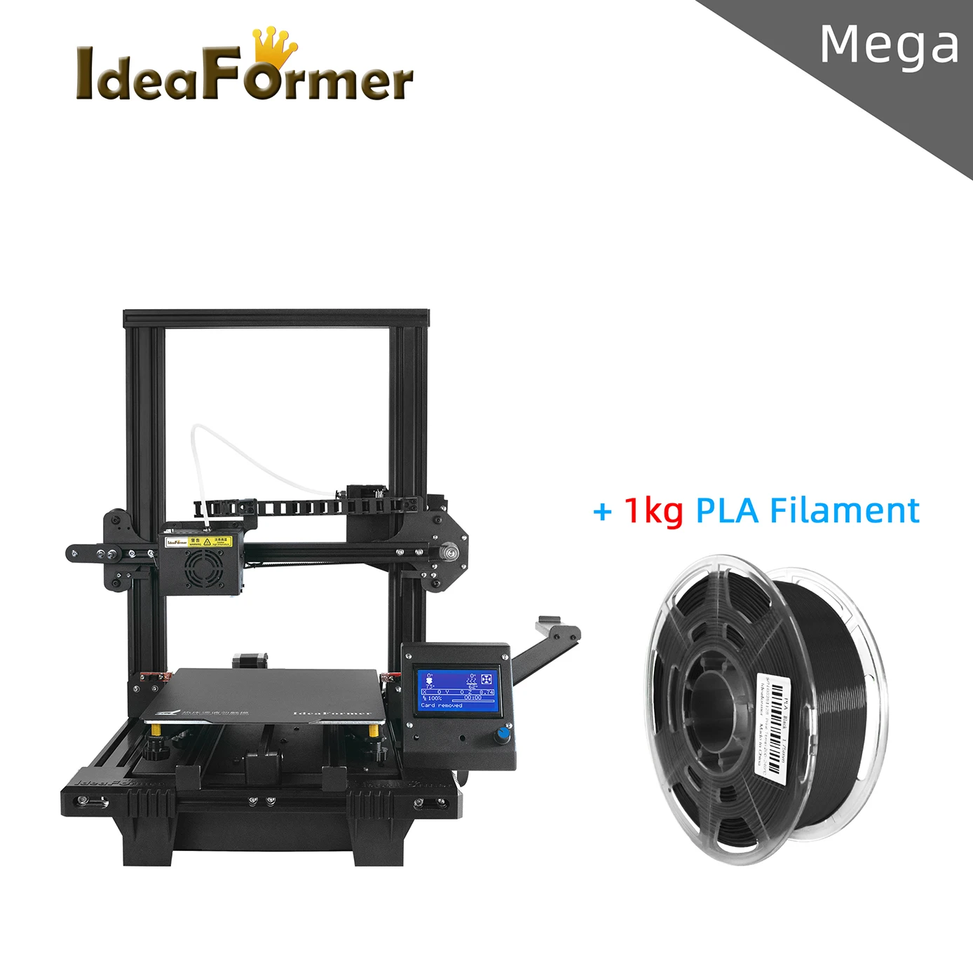 Online Ideaformer Mega 200*200*250mm Mit 1,5 Kg PLA Filament FDM 3D Drucker Stille Drucken Magnet Aufkleber Heißer Bett DIY 3D Drucker