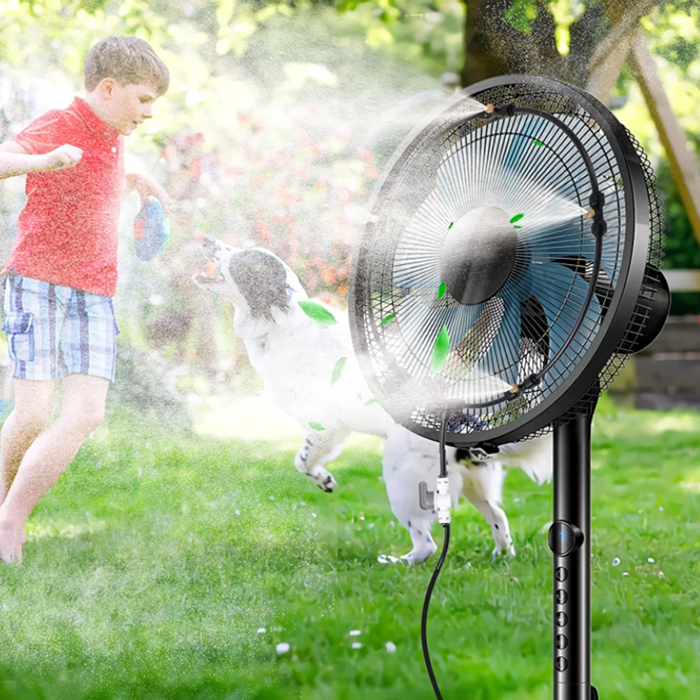 Система охлаждения туманом круглая Вентиляция с распылителем для теплиц и садов