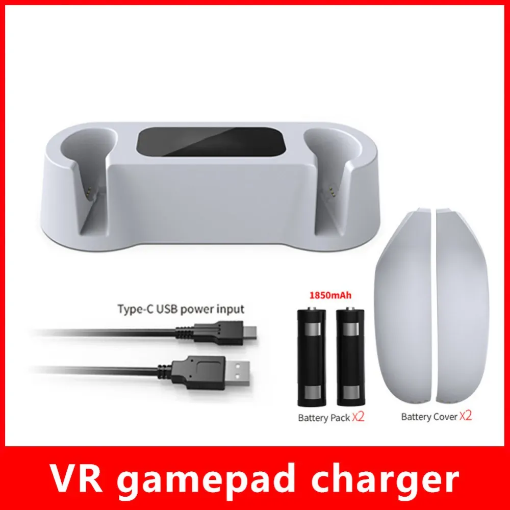 

Charging Dock for Oculus Quest 2 Controllers With 2 Rechargeable Batteries