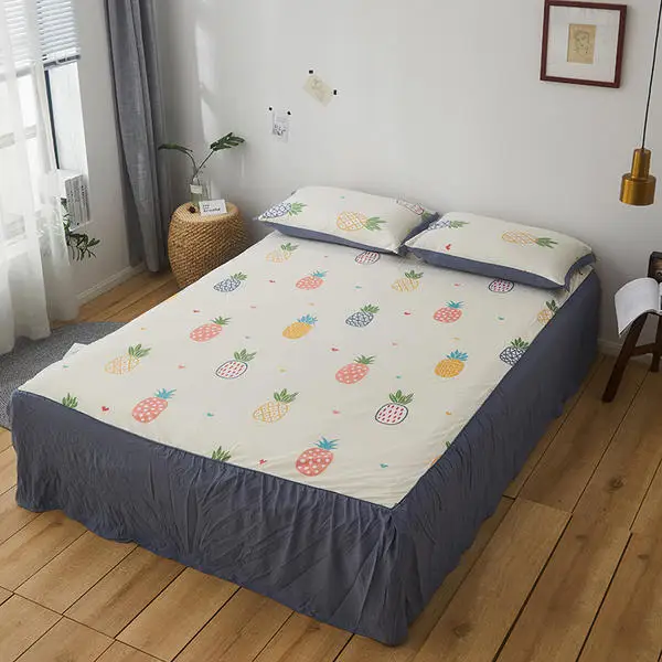1 шт. простыня для кровати King Queen Size хлопковые простыни с принтом плоский лист