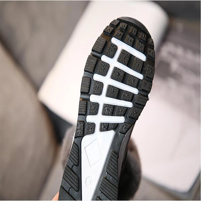 Детские ботинки теплая нескользящая обувь для девочек зимние детские снега