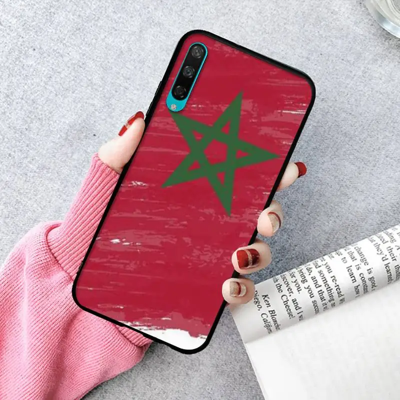 

Morocco Flag Phone Case For Huawei P20 30 40 Pro Mate 20x 30 40 Pro Nova6 7 Honor 9X 10