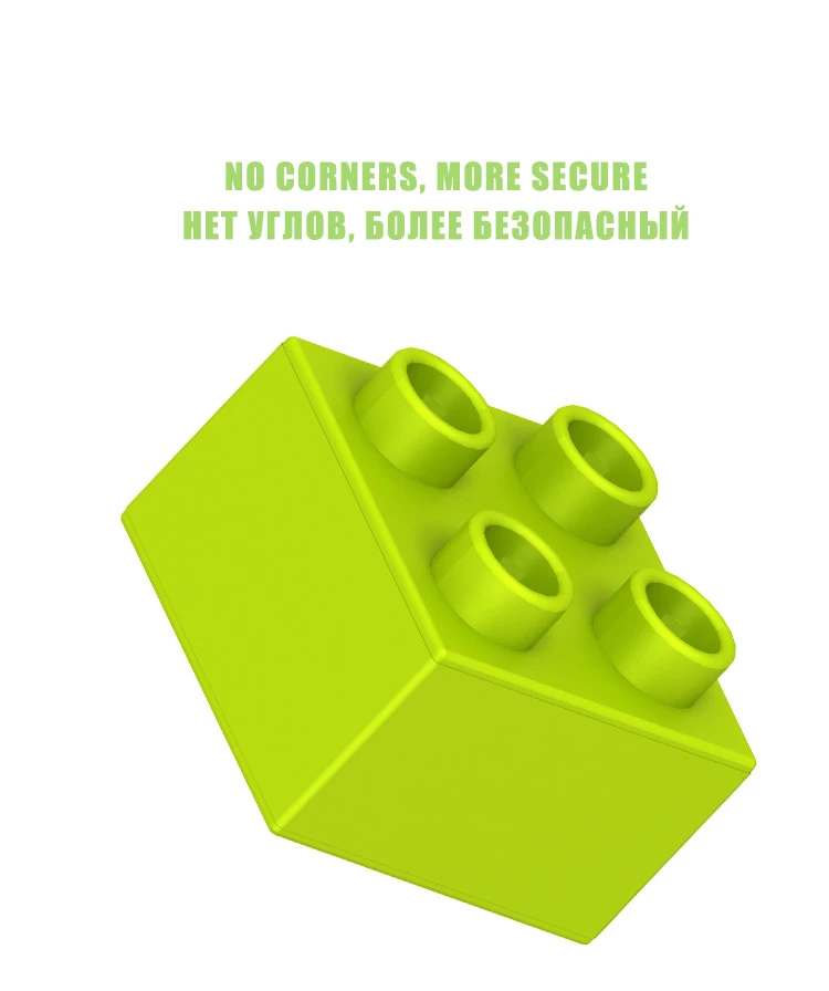 Legoing город серии большие частицы строительные блоки Совместимые duploINGlys DIY