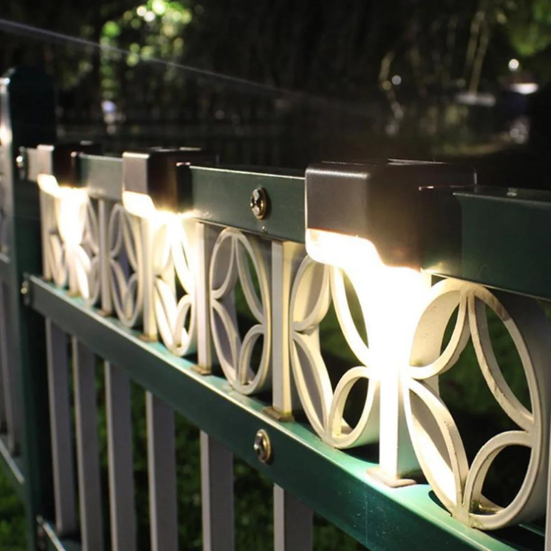 8/12/16 шт. Солнечная палубная солнечного света подсветка лестницы на открытом