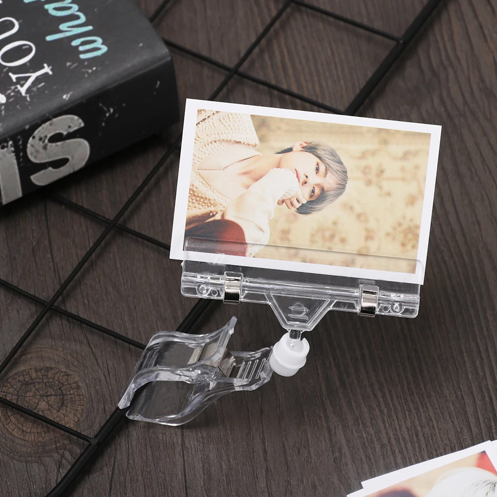 1 шт. прозрачные пластиковые популярные рекламные зажимы ценовые этикетки на