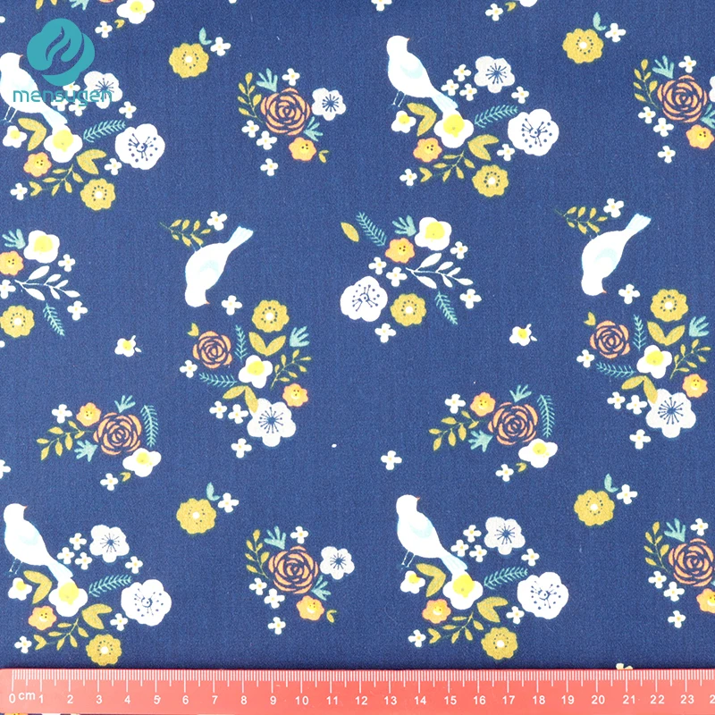 Тканевые метры хлопковая ткань с цветочным принтом для платьев детская одежда