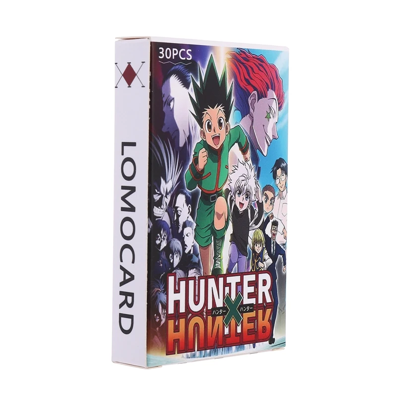 

30Pcs/box Hunter X Hunter Anime Lomo Card Postcard Toy Gon Freecss Killua Zoldyck Magic Paper Picture Collection Gifts