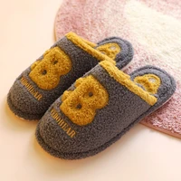 mens winter fashion slippers couple style house bedroom casual shoes indoor and outdoor fluffy foam cute soft plush slippers