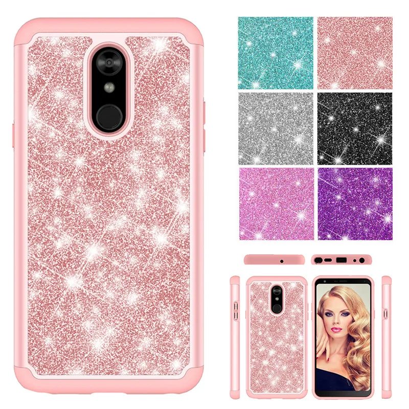 

Shining Glitter Bling Candy Color Case For LG Tribute Royal Aristo 4 Plus X2 2019 X320 Prime 2 Phone Cases Back Cover Fundas