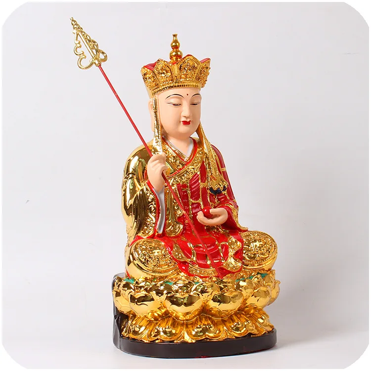 12-дюймовая резиновая стеклянная позолоченная одежда Bodhisattva украшенная дома в