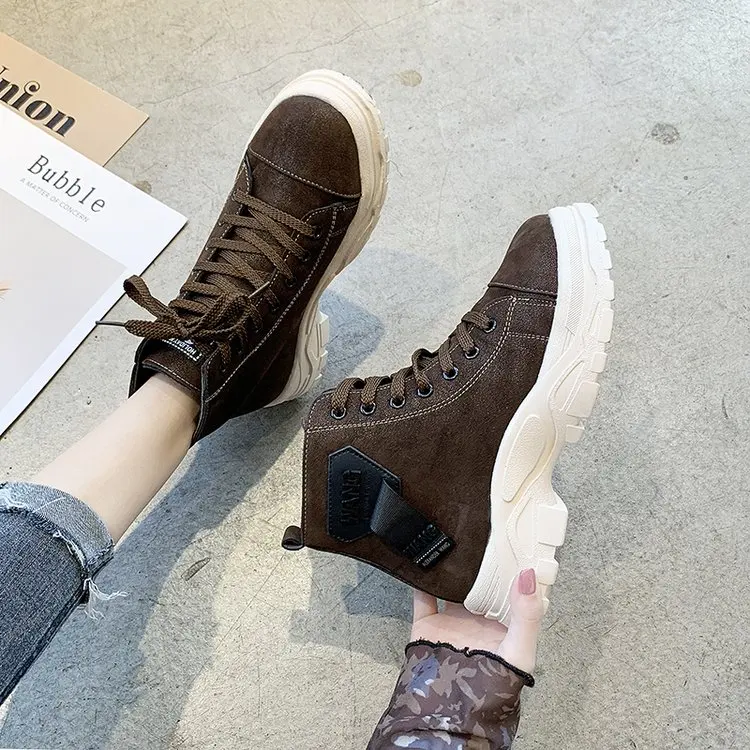 Aleafalling/женские зимние ботинки женские теплые из флока с боковой стороны на низком