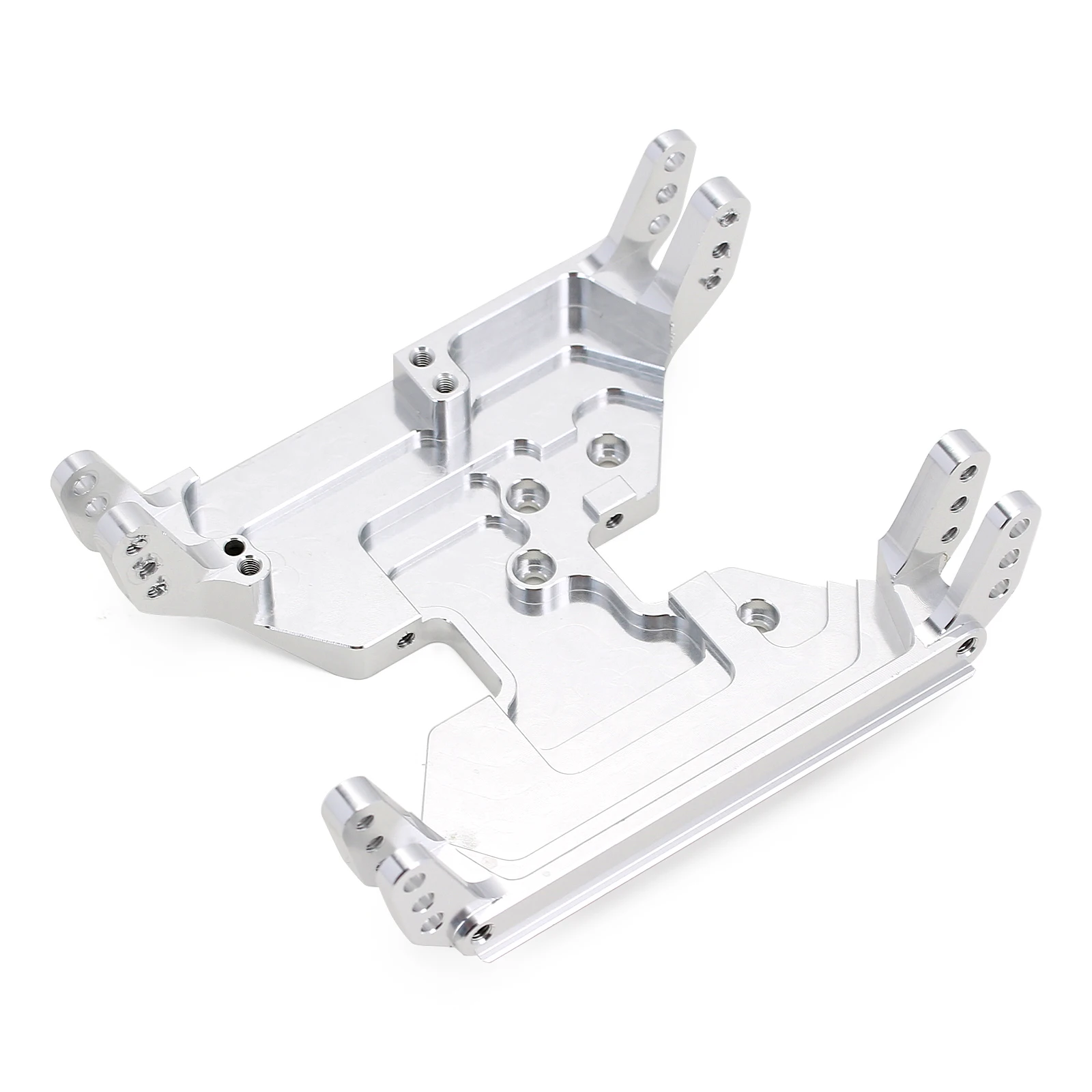 Base de transmisi&oacute;n de montaje de caja de cambios de aluminio CNC para coche RC Crawler Axial Capra 1,9, piezas de actualizaci&oacute;n ilimitadas, 1 unidad-4