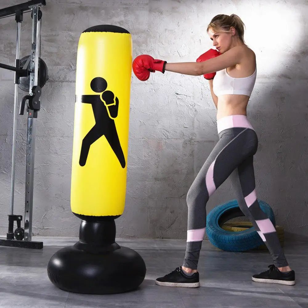 

Entertainment Inflatable Tumbler Boxing Column Inflatable Boxing Column 1.6m High-Performance 1.5m Exercise Boxing Air Bag