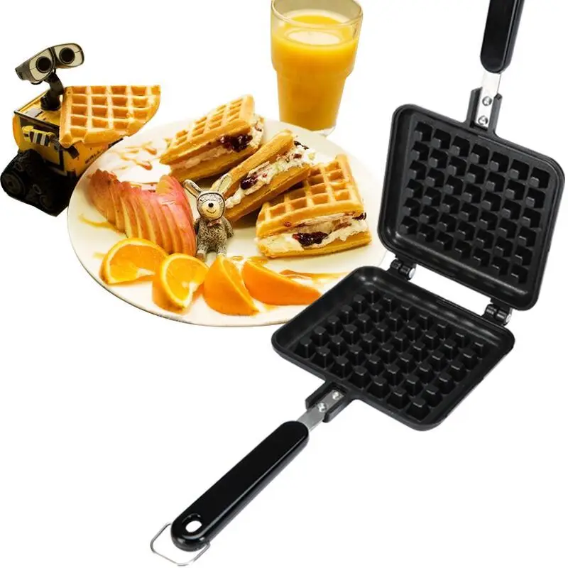 

Kitchen Non-Stick Waffle Maker Baking Pan Waffle Baking Mold Air Pot Bubble Egg Tart Oven Breakfast Cake Maker Baking Pan Tool