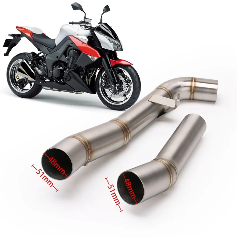 Мотоциклетный глушитель выхлопной трубы Модифицированная средняя звеньевая