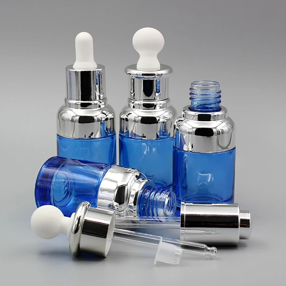 Оптовая продажа 30 мл пустой золотой или Серебристая крышка-капельница для