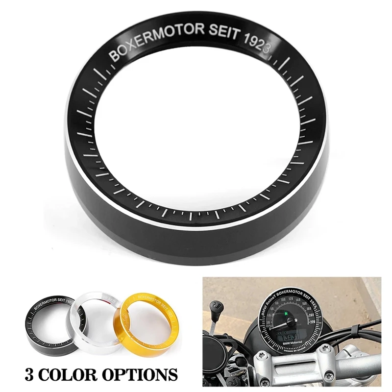 

Motorcycle Speedometer Bezel Gauge Ring Tachometer Trim Cover For-BMW R NINE T R NINET Pure Scramble Urban GS