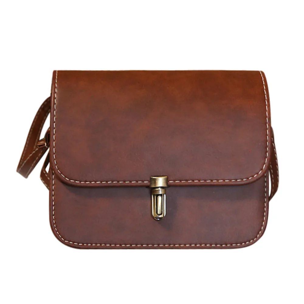 

2019 High-quality British Fashion Simple Small Square Bag Women's Designer Handbag PU Leather Chain Mobile Phone Shoulder bags