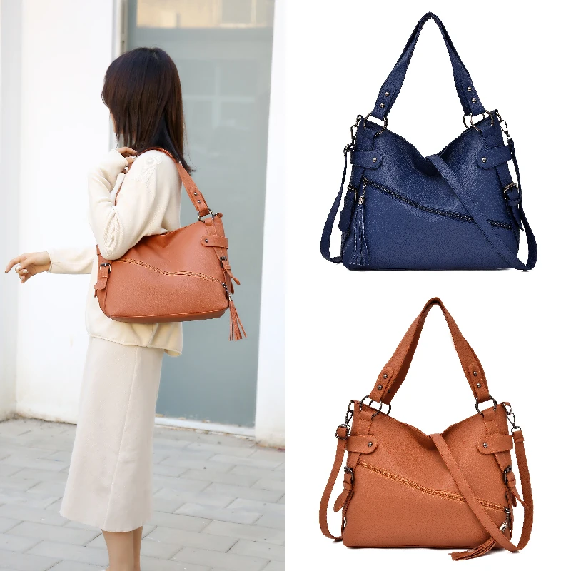 Горячая Распродажа Женская Повседневная Сумка тоут женская сумка черная большая