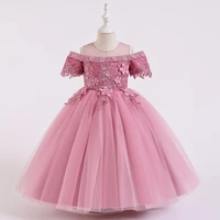 lace 3 12yrs girl dresses new year clothes teen girls birthday wedding party pageant long princess dress kids christmas costume