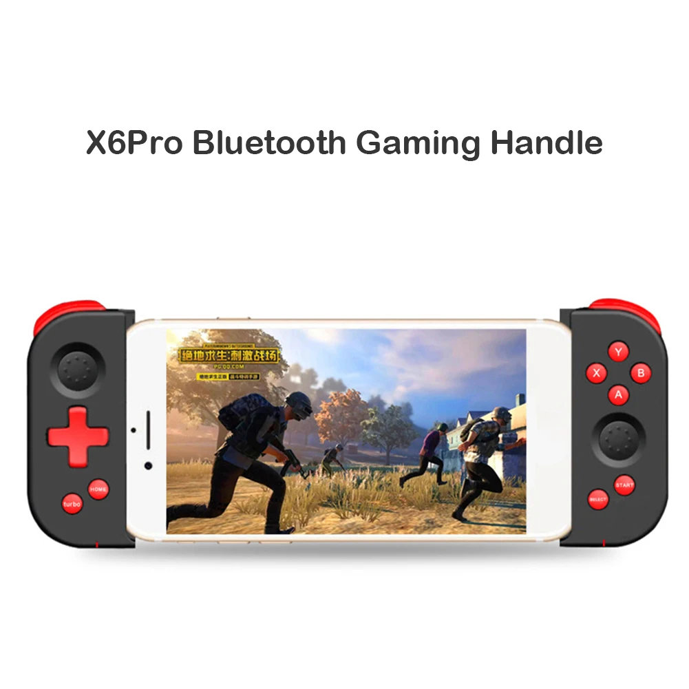 

Telescopic Controller Dustproof Bluetooth Wireless Gamepad Trigger Joystick Portable Carrying Decor for PUBG Phone