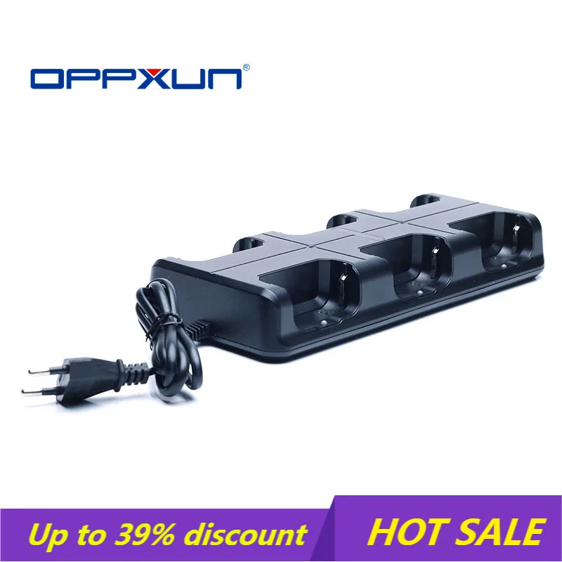 

OPPXUN For WLN KD-C1 6 In 1 Charger Walkie Talkie Unit Charging KD-C1 Plus Six Way Charger for WLN KD-C1Plus KD-C2