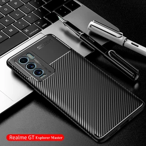 luxury business case for realme gt explorer master case forrealme gt explorer master cover silicone protective back bumper free global shipping