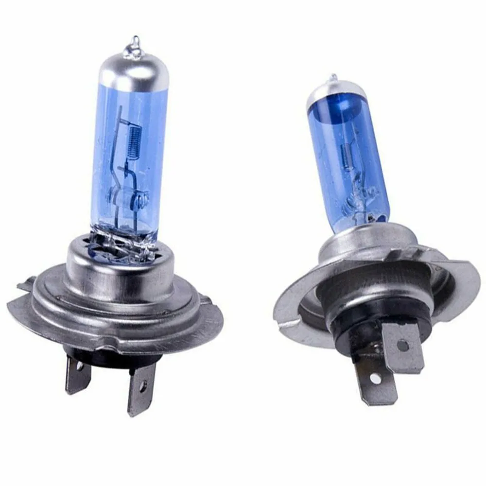 

2pcs Car Light H7 Auto Halogen Lamp Bulb Xenon Halogen Front Headlight Light Bulbs Lamp Fog Ligh 100W 6000K