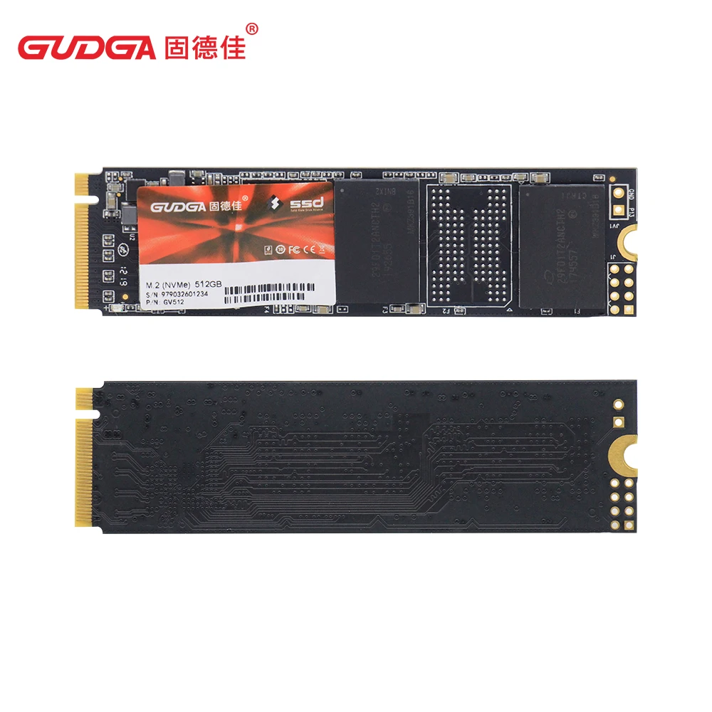 GUDGA ssd nvme m2 500 Гб жесткий диск 512G 2280 твердотельный накопитель hdd pci e 3 0x4 для ноутбука