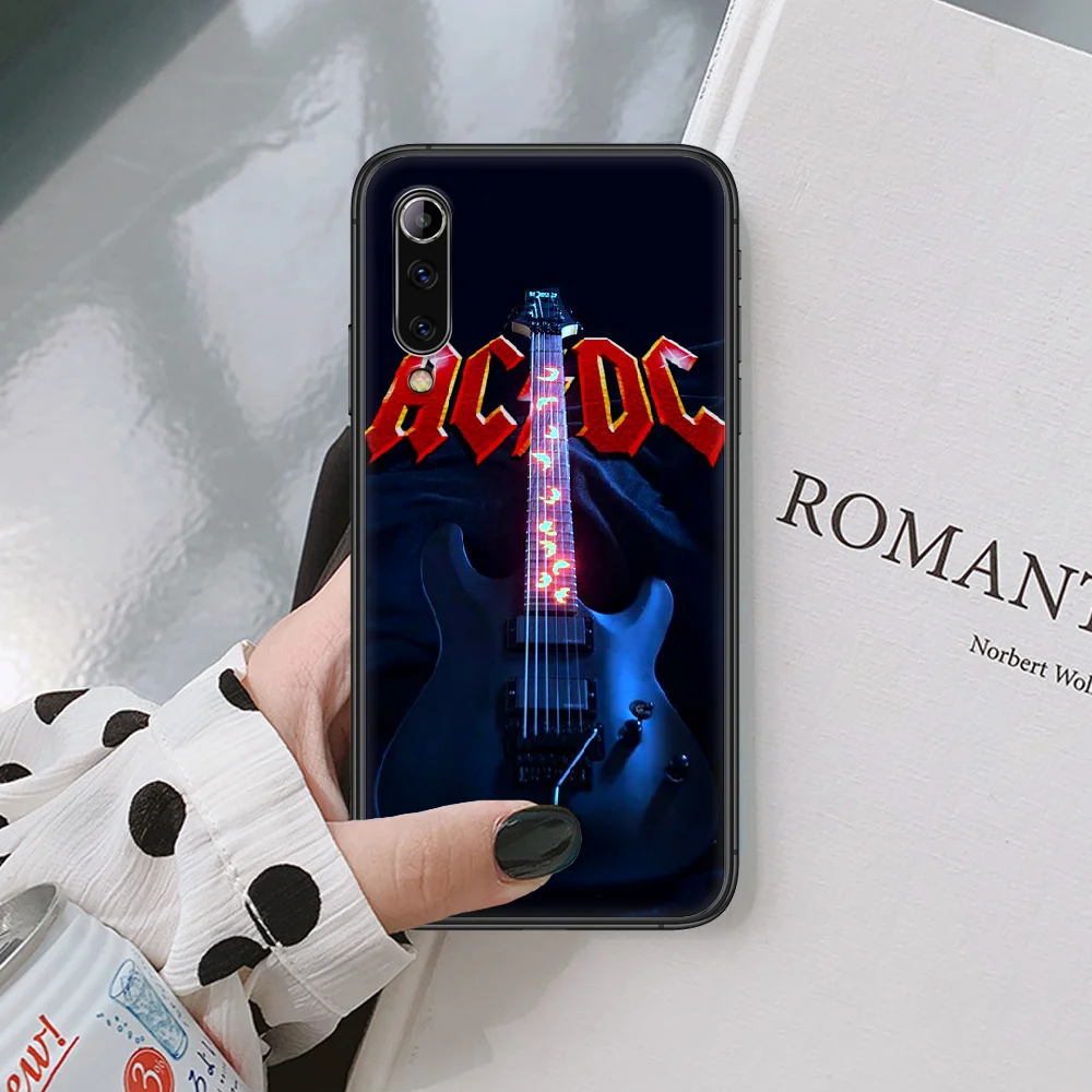 

AC DC Band Angus Young Phone Case For Xiaomi Mi Note 10 A3 9 MAX 3 A2 8 9 Lite Pro Ultra black Etui Tpu Cell Trend Bumper