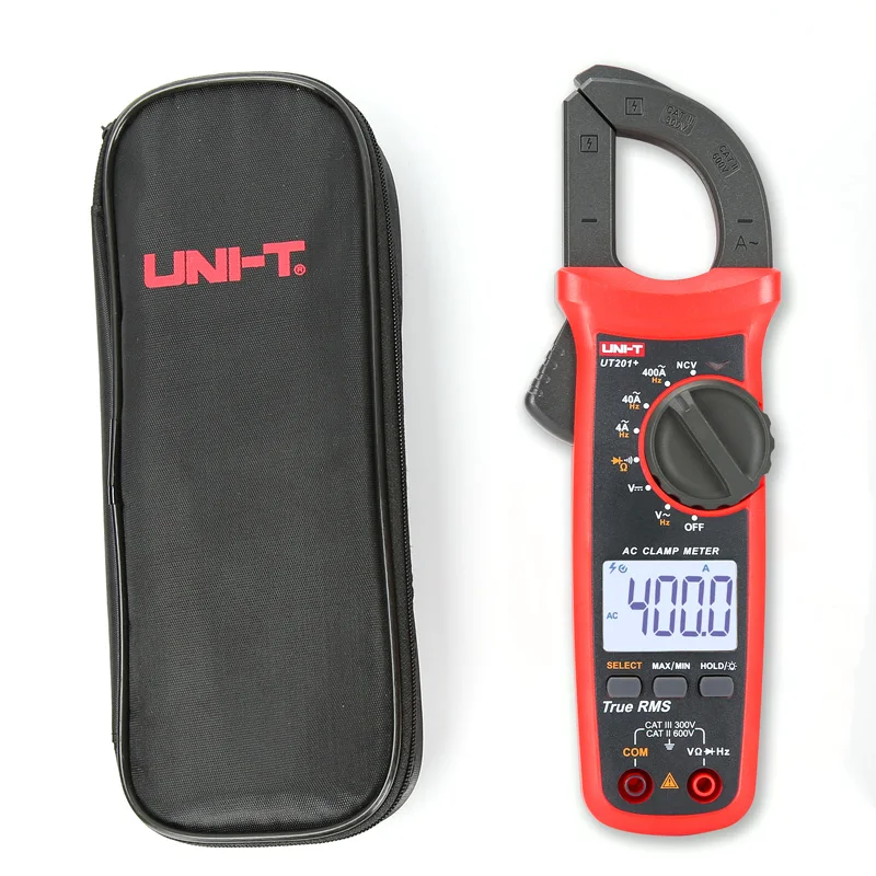 Цифровой мультиметр зажим UNI T UT201 +/UT202 +/UT203 +/UT204 + 400 600A Автоматический диапазон true