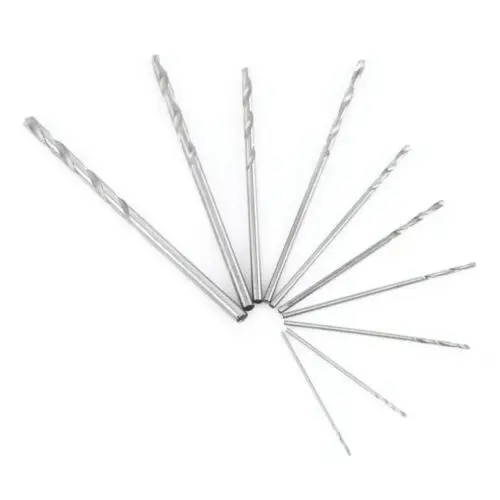 

Mini High Speed Steel Drill Bits Set 0.5-2mm Hand DIY Model Craft Tool Accessory
