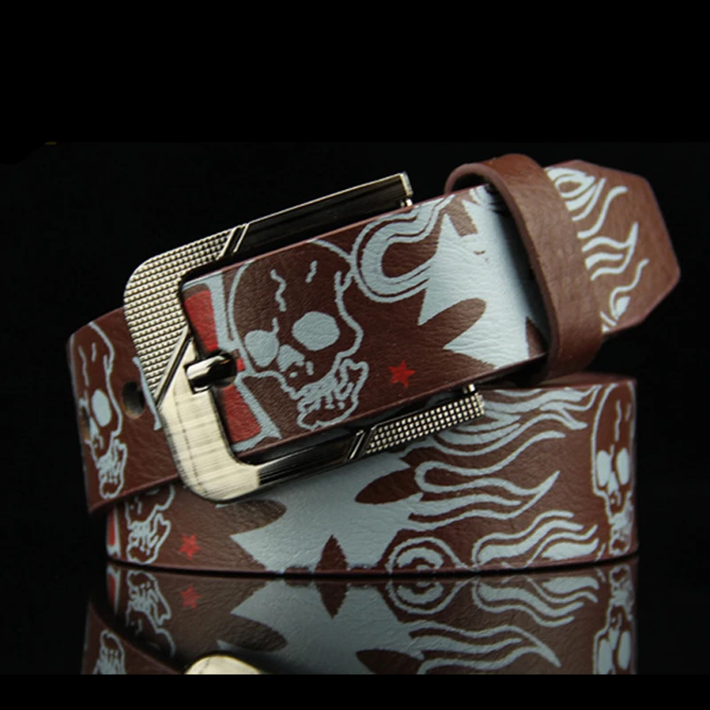 Женский декоративный ремень в виде черепа стиле панк ремни для джинсов и