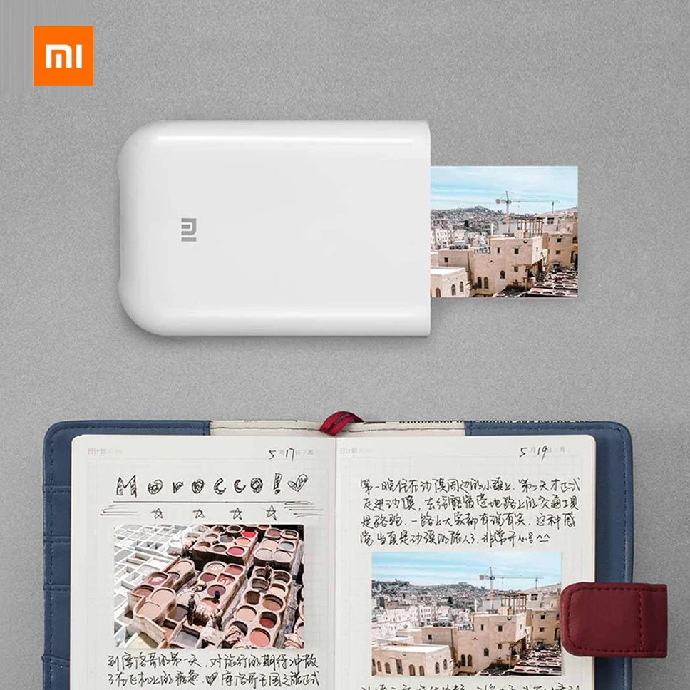 Xiaomi mijia AR принтер 300 точек/дюйм портативный фото мини карман в стиле сделай сам
