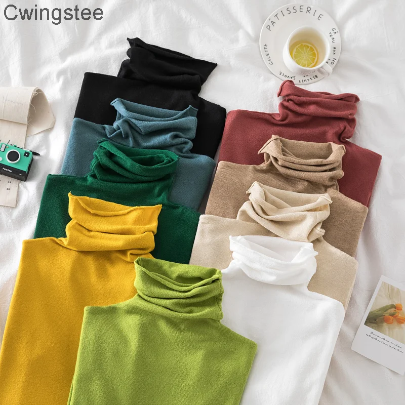 

Водолазка женские свитера 2020 осень зима свитер вязаный пуловер с длинным рукавом Женские свитера Топы Мягкий джемпер Pull Femme